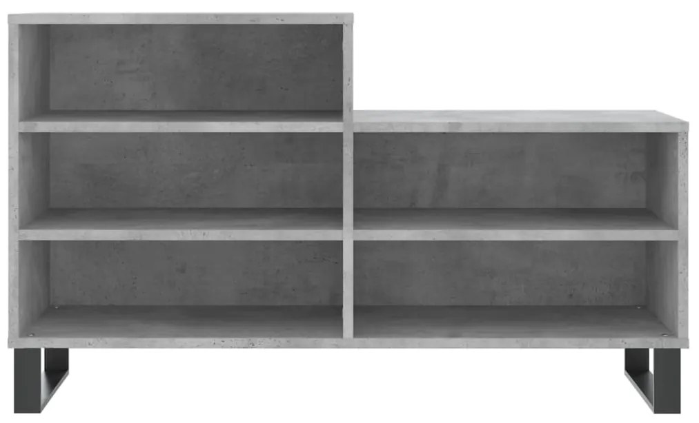 Sapateira 102x36x60 cm derivados de madeira cinzento cimento