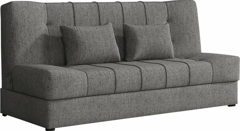 Sofá-cama Columbus 120, Cama com arrumação, 88x194x90cm, 52 kg, Pernas: Plástico, Madeira: Pinheiro