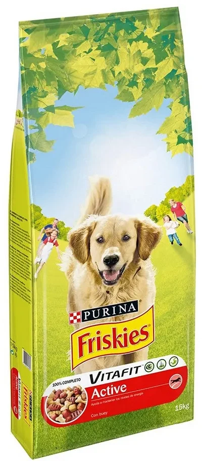 Comida para cão Purina Active Friskies (15 Kg) BIANO