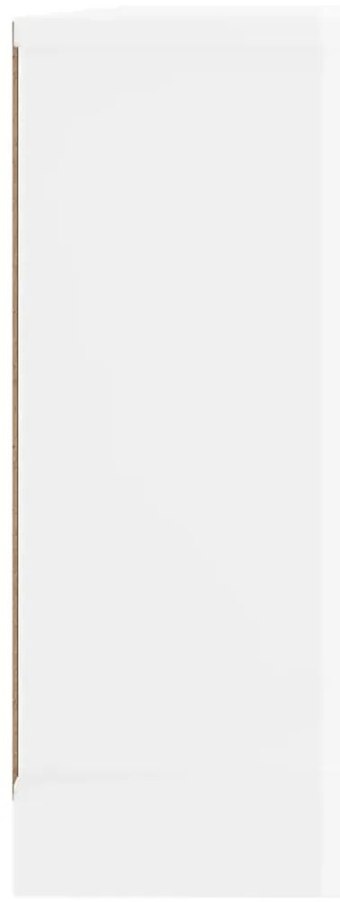 Móvel p/ TV 73x35,5x47,5 cm derivados madeira branco brilhante