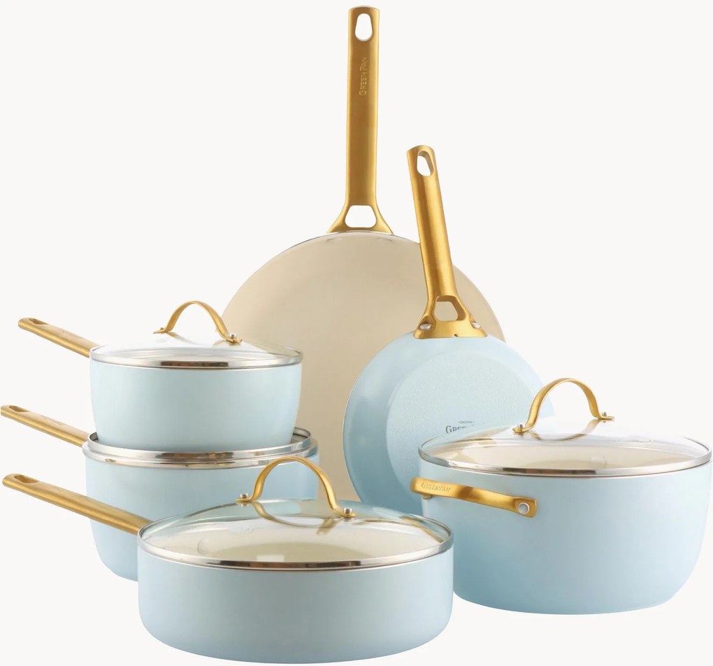 Conjunto de cozinha com tampas Padova, conjunto de 10