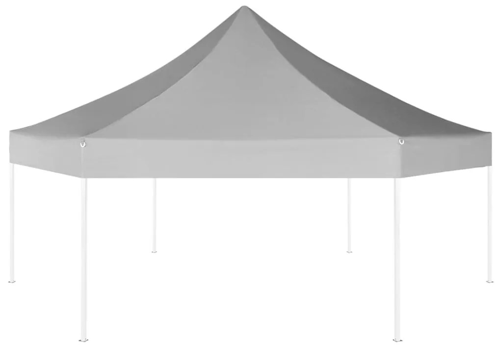 Tenda Pop-Up Hexagonal 4x3m - Cinzento