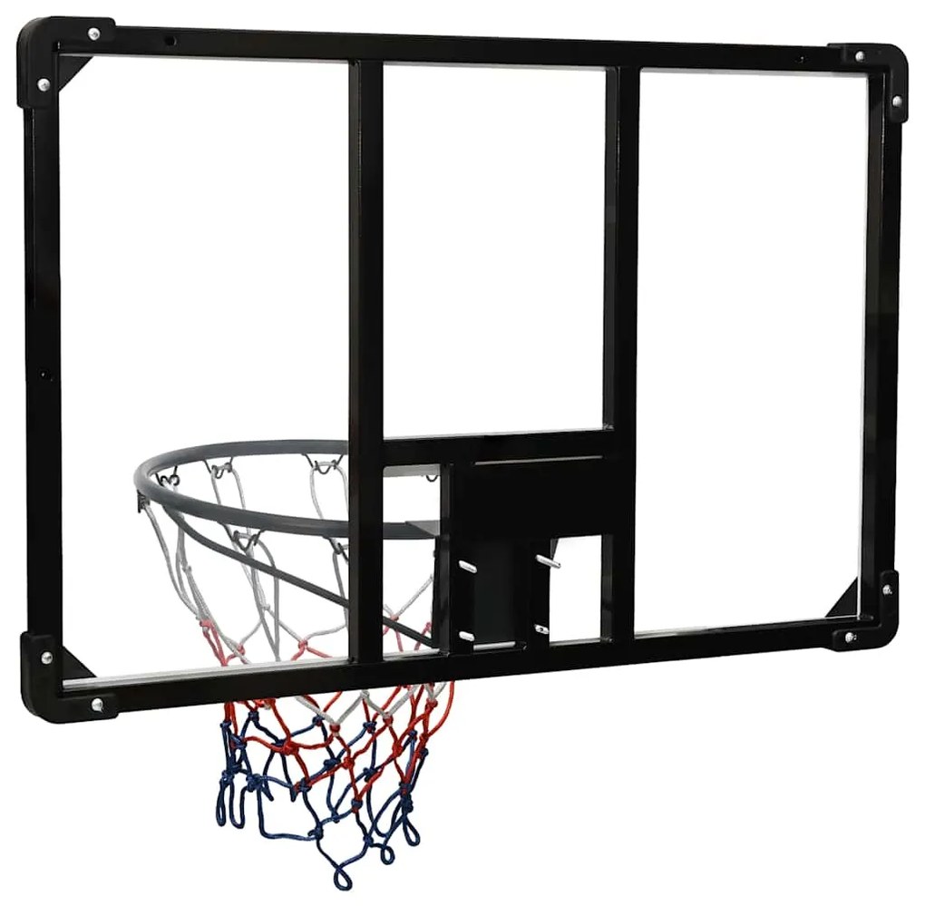 Tabela de basquetebol 90x60x2,5 cm policarbonato transparente