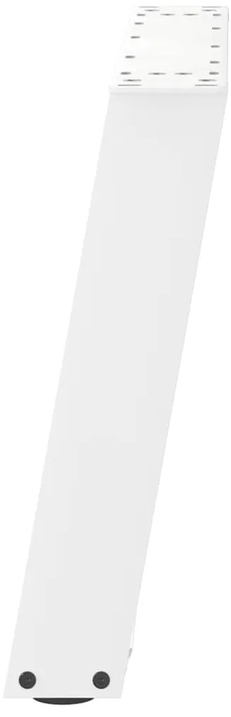 Pés para mesa de centro em formato de U, 2 peças, branco, 60x (42-43)