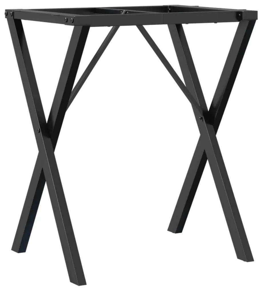 Pernas para mesa de jantar estrutura em X aço