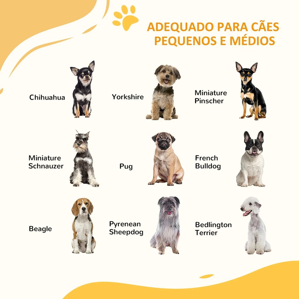 PawHut Barreira de Segurança Extensível Barreira para Animais de Estim