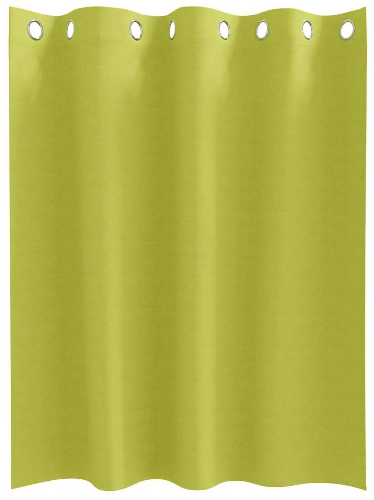 Cortinas com cortinas 2 pcs Verde maçã 140 x 140 cm Poliéster