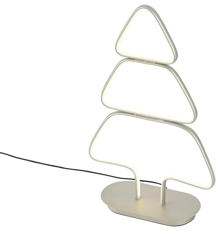 Candeeiro de Mesa de Natal Aço Árvore de Natal Incl. LED - Arbre