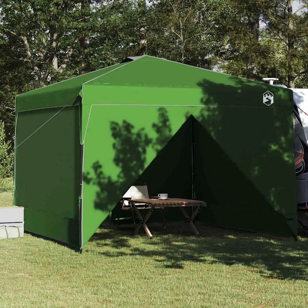 vidaXL Tenda de Toldo Manual Verde 290 x 290 x 251 cm tecido