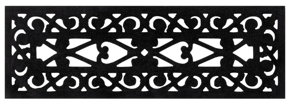 Tapetes para degraus de escada 10 pcs 25x75 cm borracha