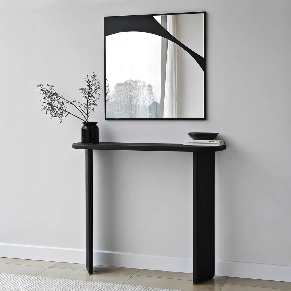 Espelho Abstract – Preto – 70 x 70 cm