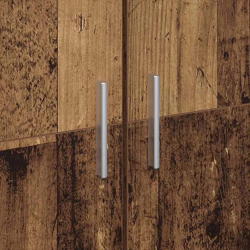 Highboard Madeira Velha 70x35x180 cm Madeira Engenharia