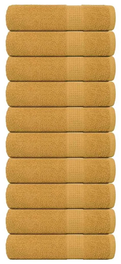 Toalhas de banho 10 pcs 70x140 cm 360 gsm 100% algodão ouro