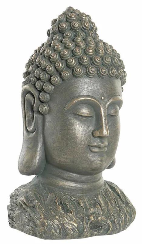 Figura Decorativa DKD Home Decor Fibra de Vidro Oriental Buda