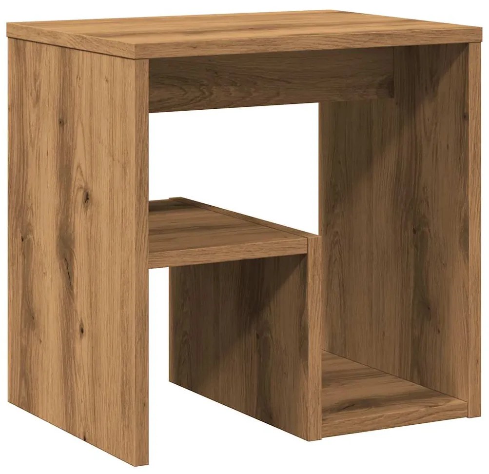 Mesa de cabeceira 2 pcs derivados de madeira carvalho artesanal
