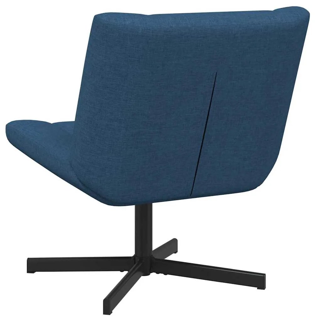 Cadeira de Descanso Azul Tecido Médio Ergonómica