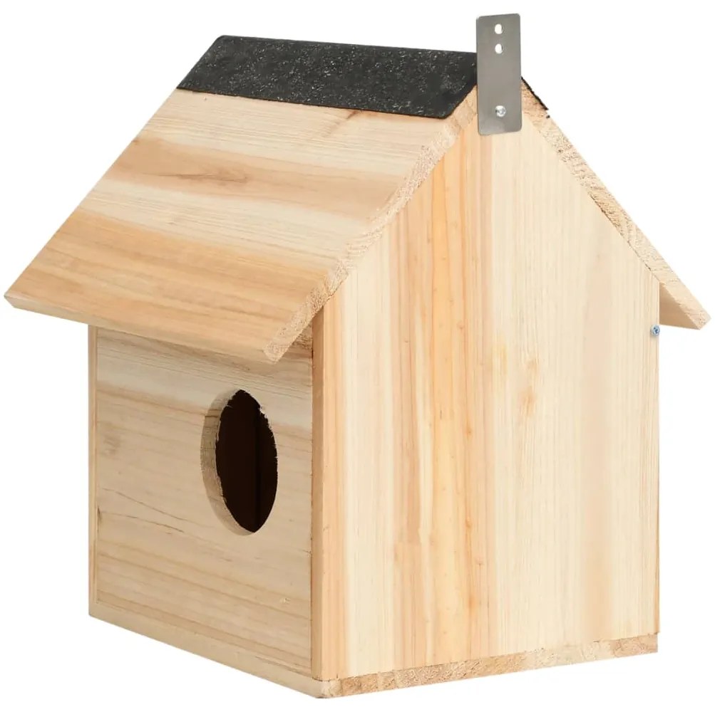 Casa para esquilos 26x25x29 cm madeira de abeto maciça