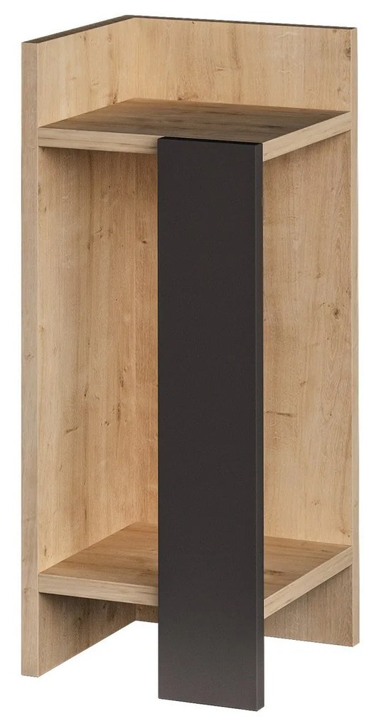 Secretária Box – Nogueira e Creme – 120x75x65 cm