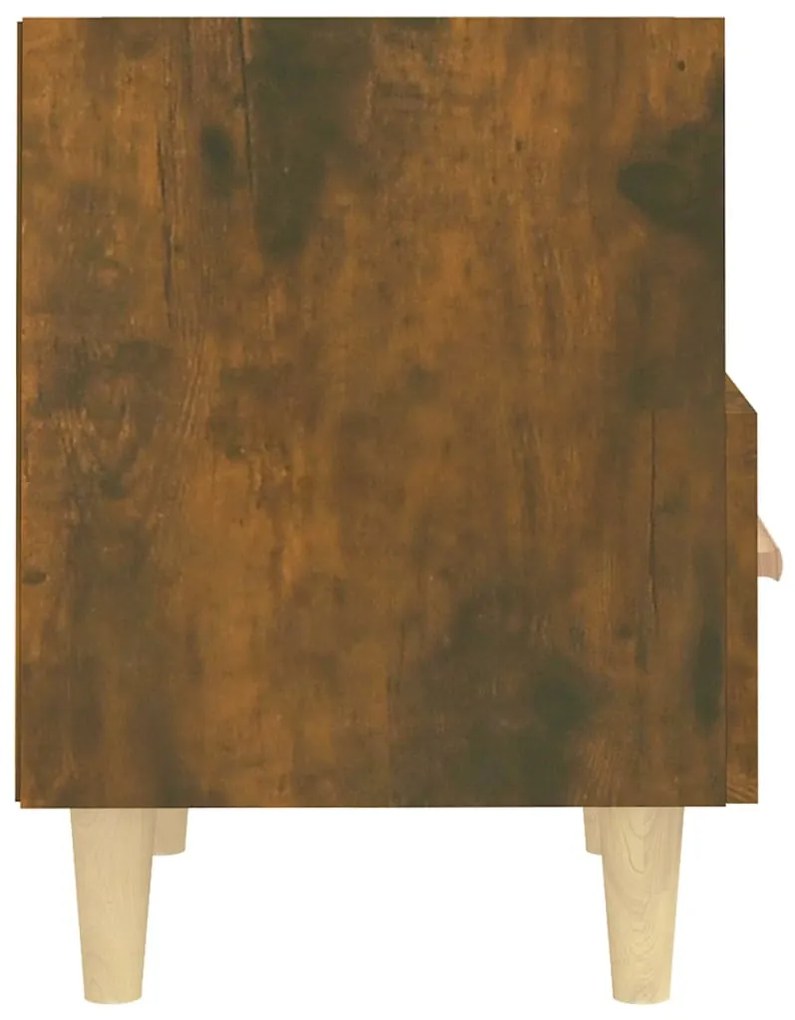 Mesa de cabeceira 40x35x47 cm cor carvalho fumado