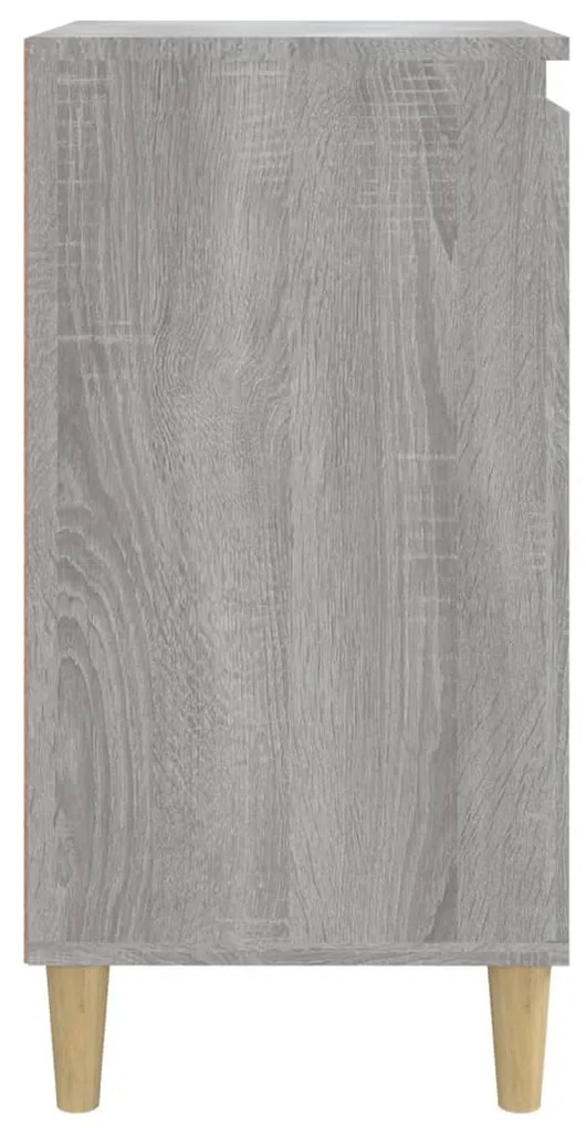 Mesa de cabeceira 40x35x70 cm derivados madeira cinza sonoma