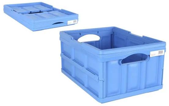 Caixa de Armazenamento Ursus Tontarelli 32 L Dobrável Azul (47,5 x 35,2 x 23 cm)
