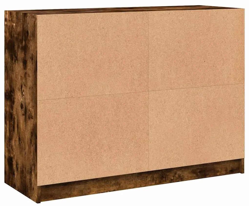 Aparador 102x37x75,5 cm derivados de madeira carvalho fumado