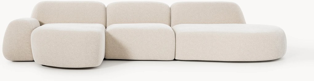 Sofá de canto modular com chaise longue Wolke (4 lugares)