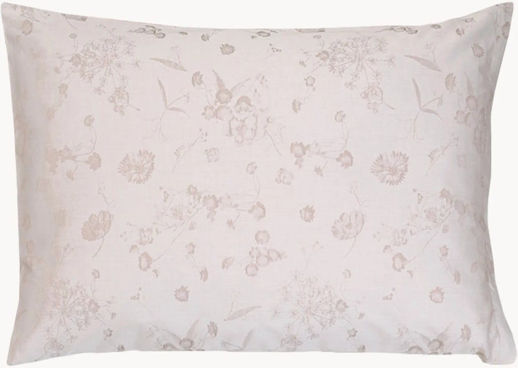 Fronha de almofada em jacquard de algodão Fiori Pastello