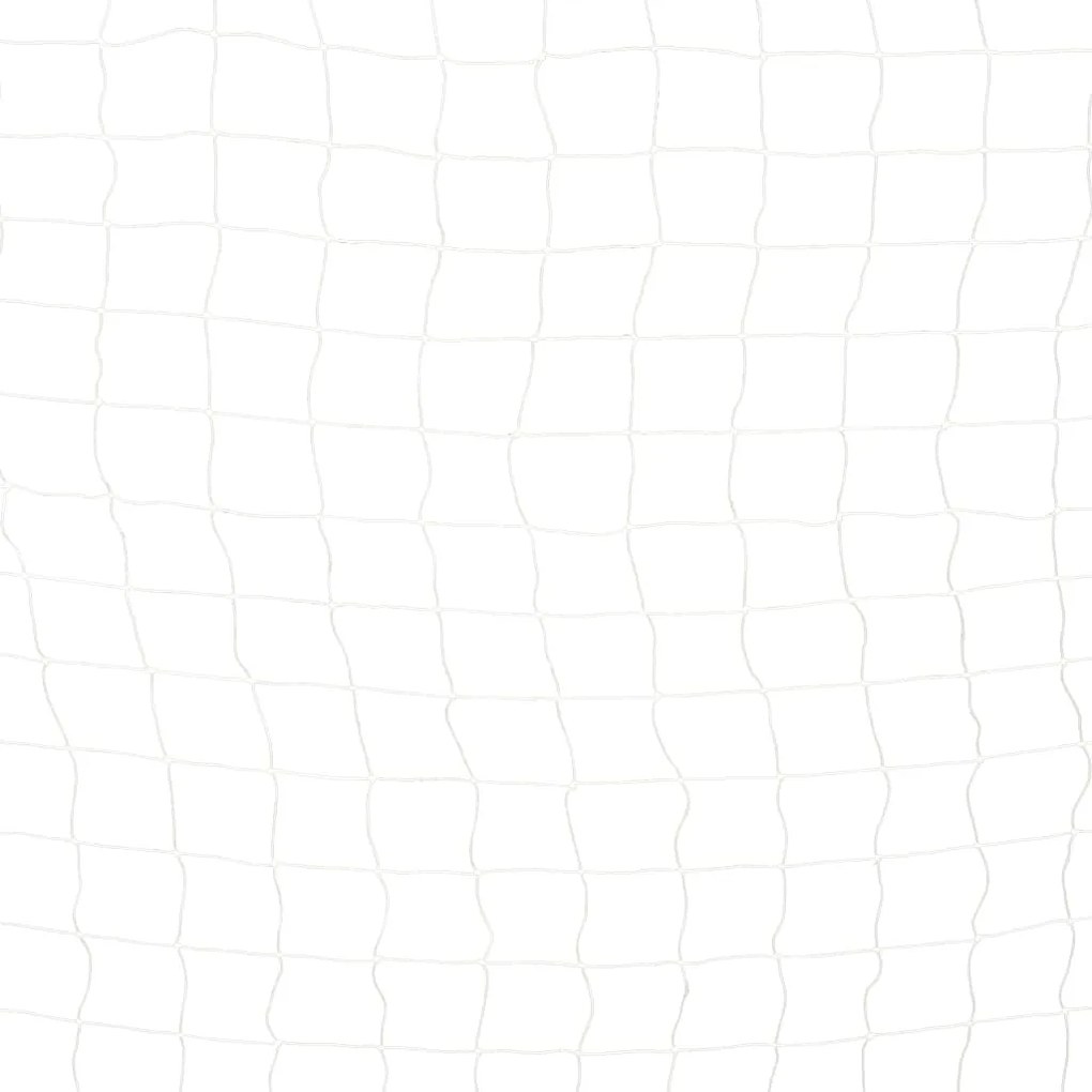 Baliza de futebol 300x160x90 cm metal preto e branco