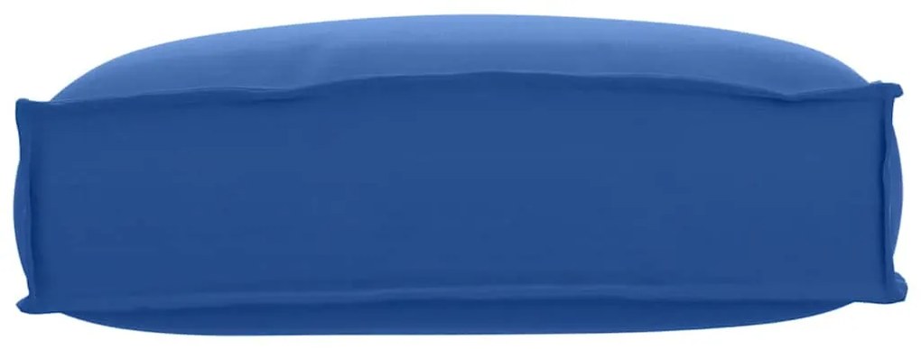 Almofada Azul Royal para Palete - Encosto 50 x 40 x 12 cm, Tecido Oxfo