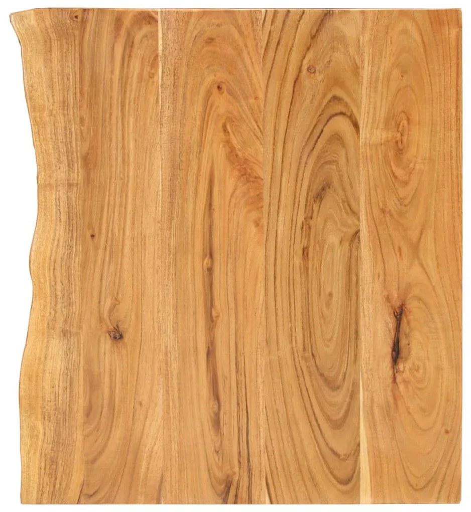 286317 vidaXL Tampo p/ móvel toucador WC 58x52x2,5 cm madeira acácia maciça