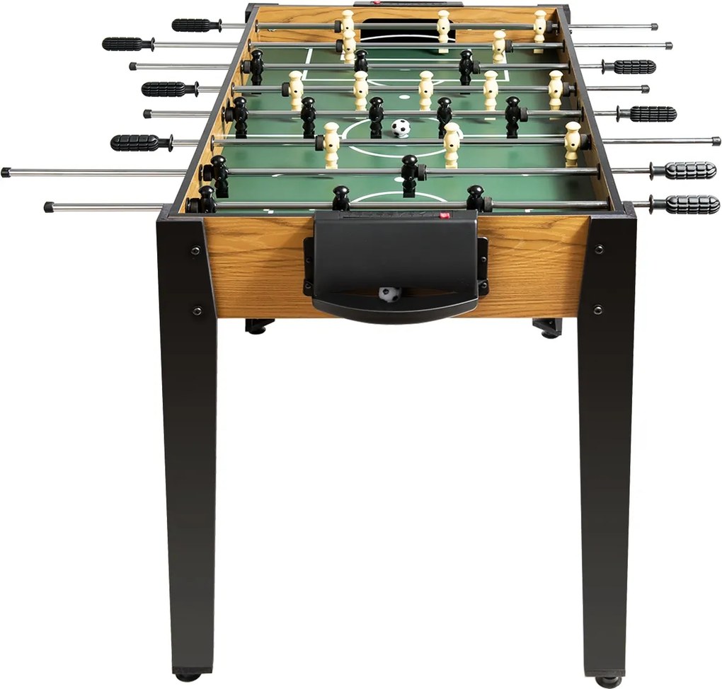 Mesa matraquilhos para crianças, 122 x 61 x 79 cm, Com 2 Bolas e 22 Jogadores