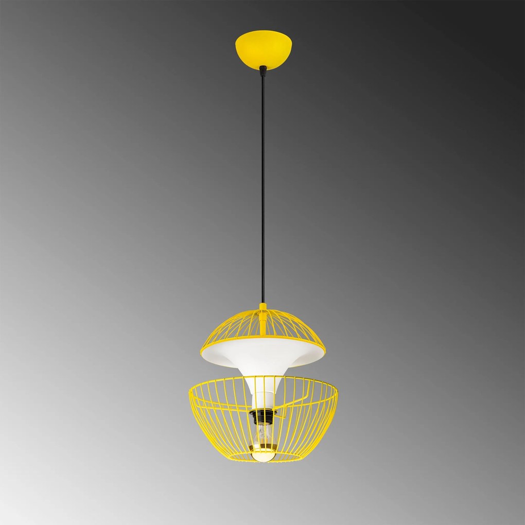 Candeeiro Telmander – Amarelo – 30 x 30 x 45-135 cm
