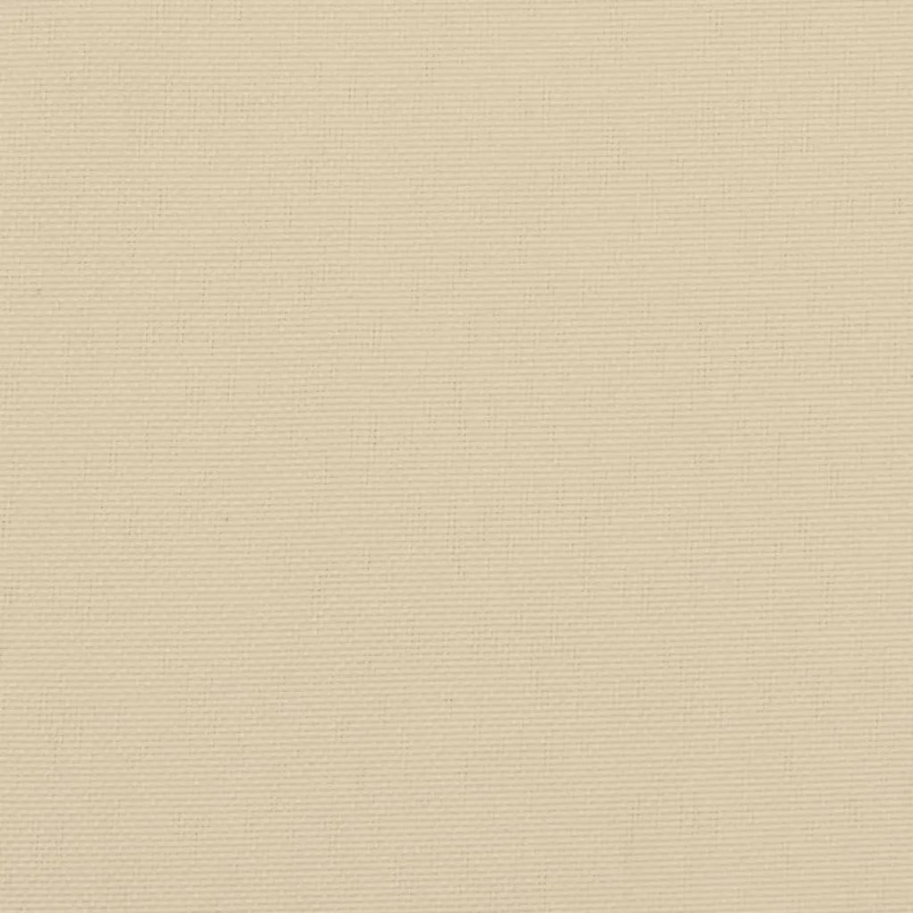 Almofadão paletes 60x40x12 cm tecido bege