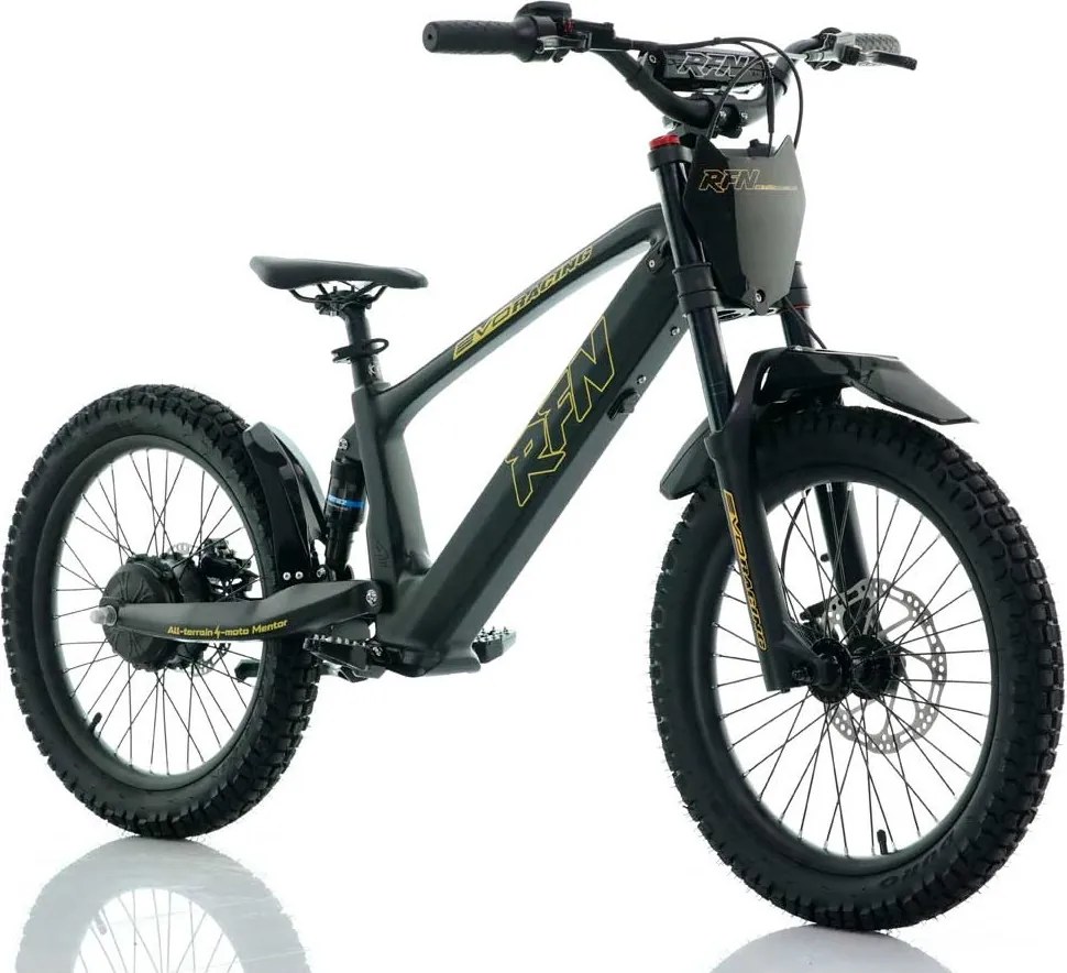 Bicicleta elétrica infantil 750W 20" RXF Evo Racing Preto/Dourado