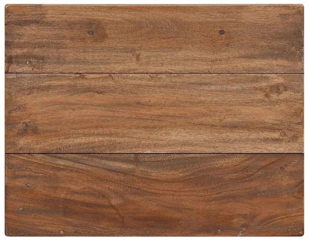 Mesa de cabeceira em madeira de mogno maciça 40x30x51 cm