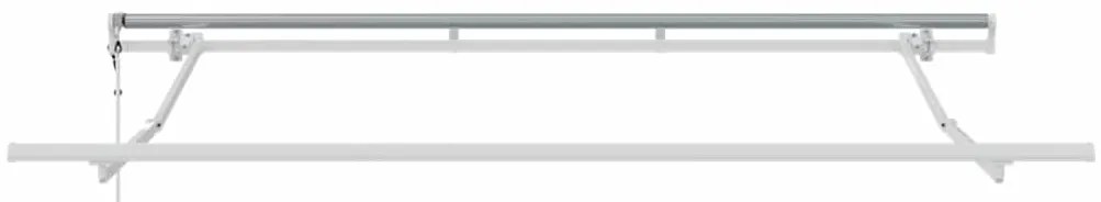 Toldo Retrátil Manual Branco 350x200 cm 350 x 200 cm 3.5 x 2 m