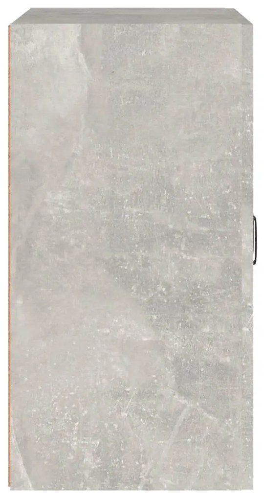 Armário parede 60x31x60cm derivados de madeira cinzento cimento