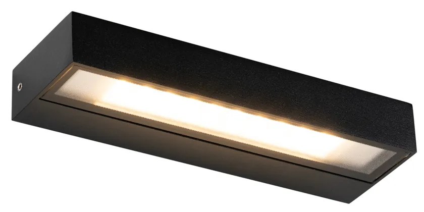 Candeeiro de parede moderno preto com LED IP65 - Hannah Moderno