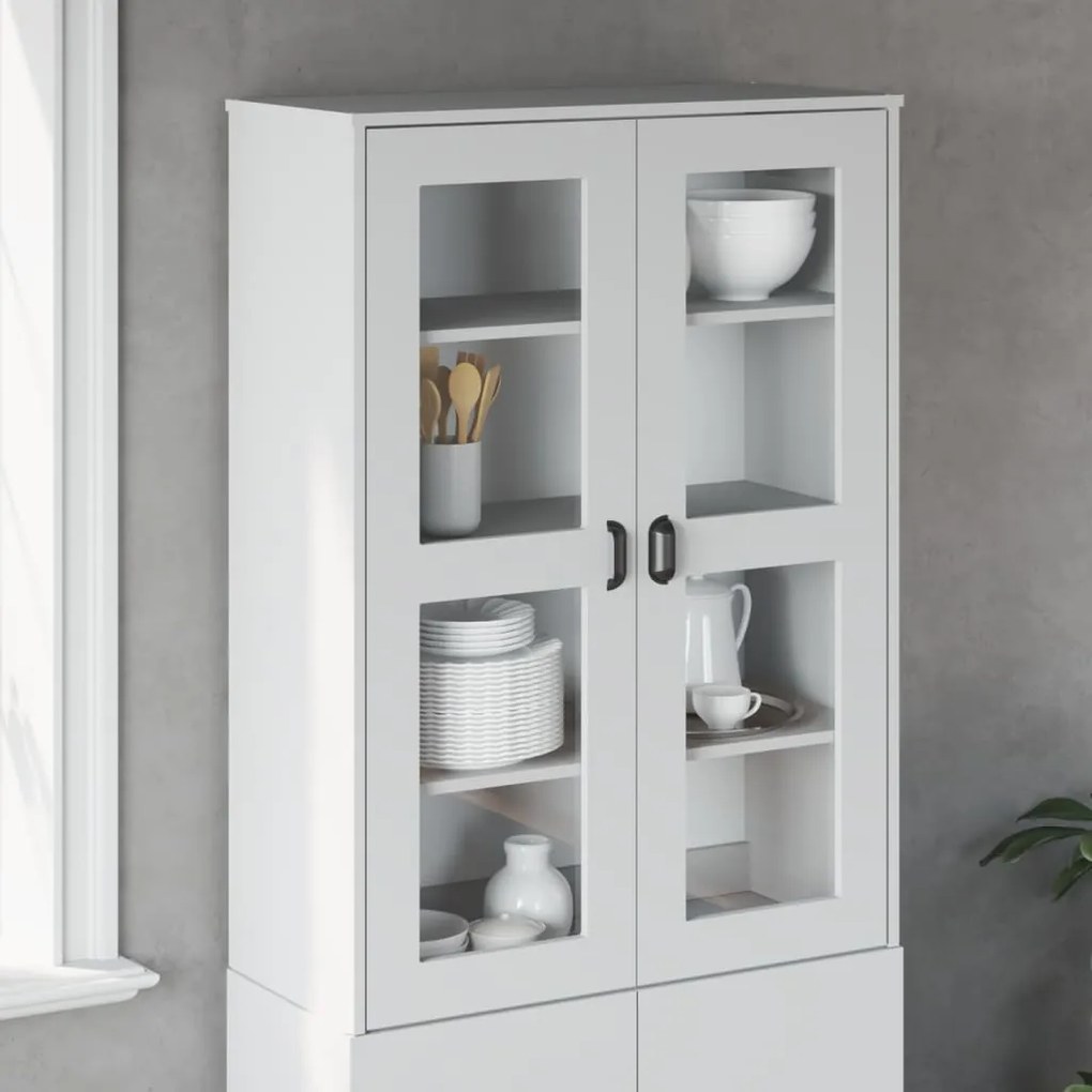 vidaXL Topo de aparador VIKEN derivados de madeira branco