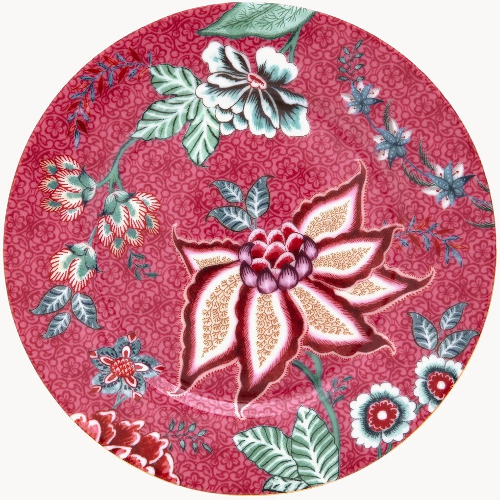 Pratos de sobremesa em porcelana Flower Festival, conjunto de 6