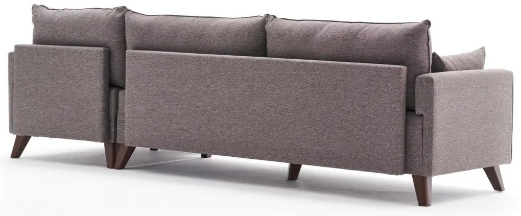 Sofá de Canto Bella – Castanho – 275x85x81 cm