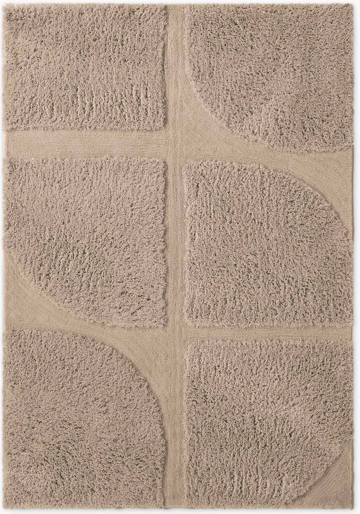 Tapete de pelo comprido tufado à mão Lambeth