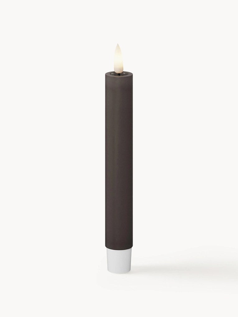 Vela LED artesanal Real Flame, Alt 15 cm, conjunto de 2