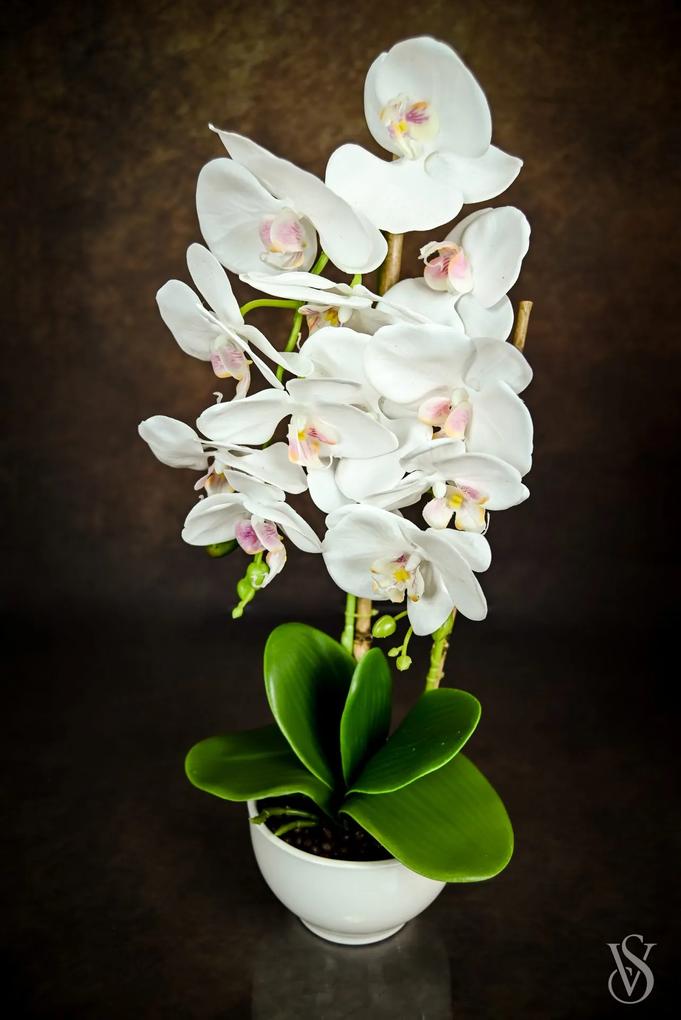 Orquídea Artificial em Vaso 50 cm 2