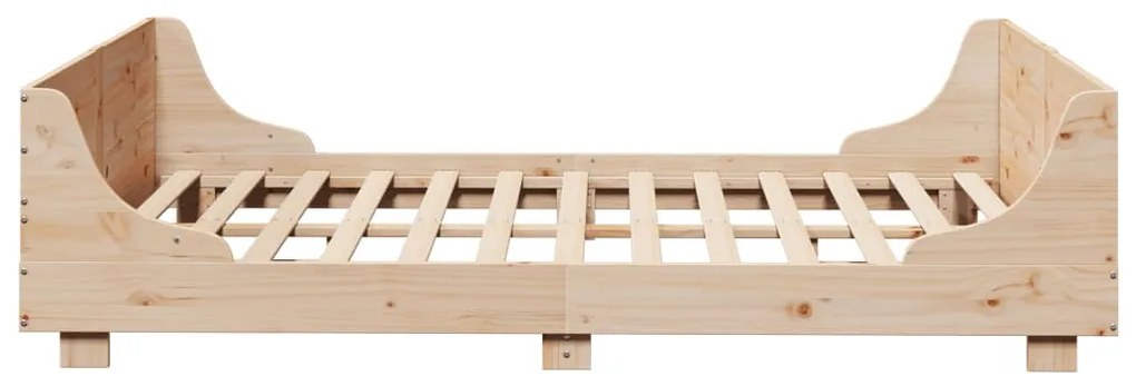 Cama sem colchão 120x190 cm madeira de pinho maciça