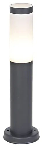 Candeeiro de poste cinzento antracite 45 cm IP44 - Rox Moderno