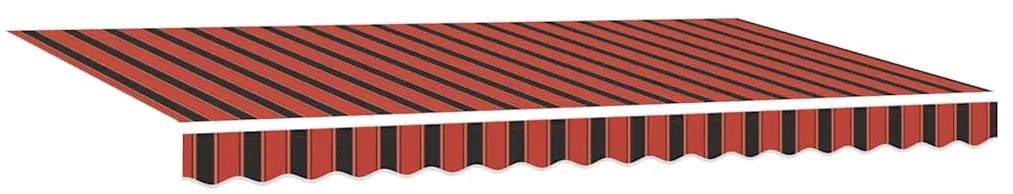 Toldo Retrátil Azul Marinho 350x200 cm Poliéster e Alumínio