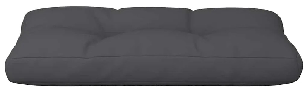 Almofadão para sofá de paletes 80x40x12 cm tecido preto