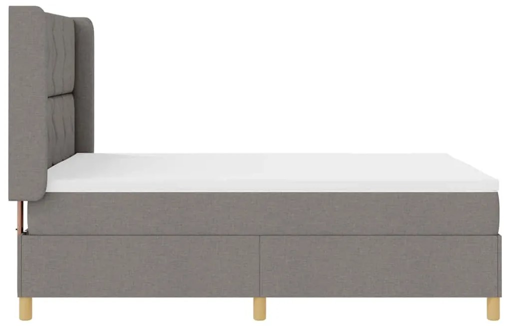 Cama Box com Colchão Taupe 140x190 cm